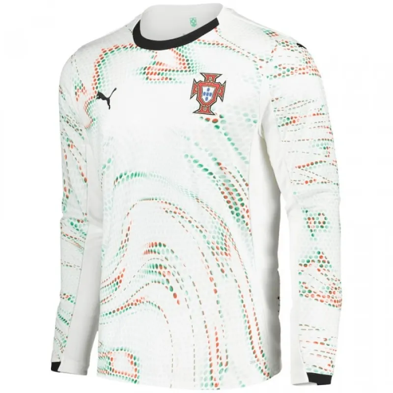 Camiseta de mangas largas visitante de Portugal 2025/26 - Blanco