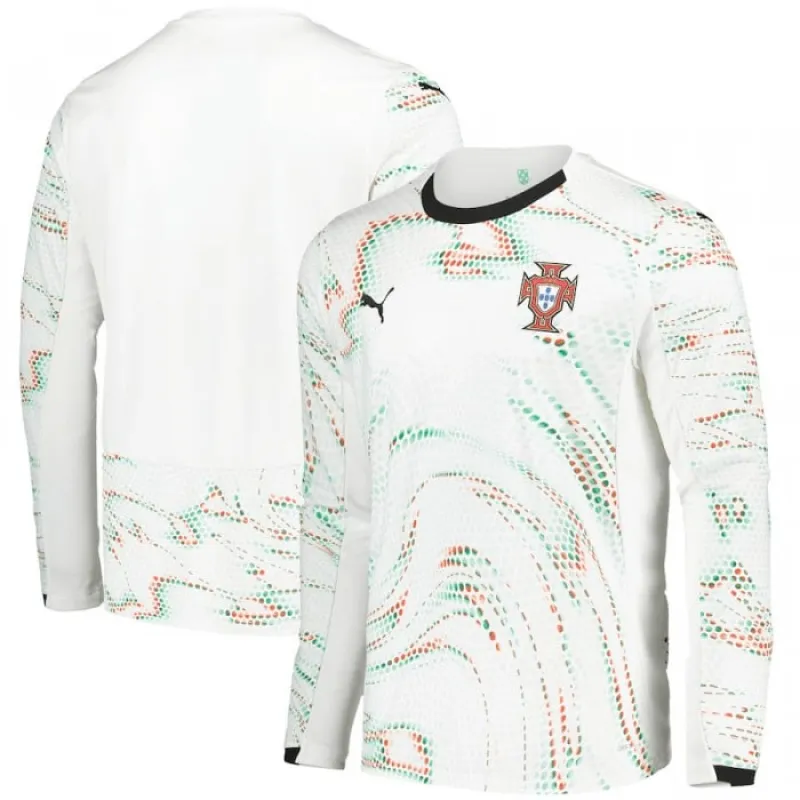 Camiseta de mangas largas visitante de Portugal 2025/26 - Blanco