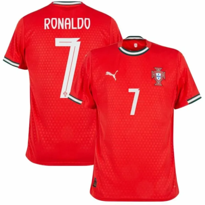 Portugal RONALDO Camiseta infantil 2025/26 Local - Rojo