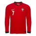 Portugal RONALDO Maillot domicile à manches longues 2025/26 - Rouge
