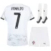 Portugal RONALDO Kids' Kit 2025/26 Away - White