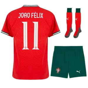 Portugal JOAO FÉLIX Kit infantil 2025/26 Local - Rojo
