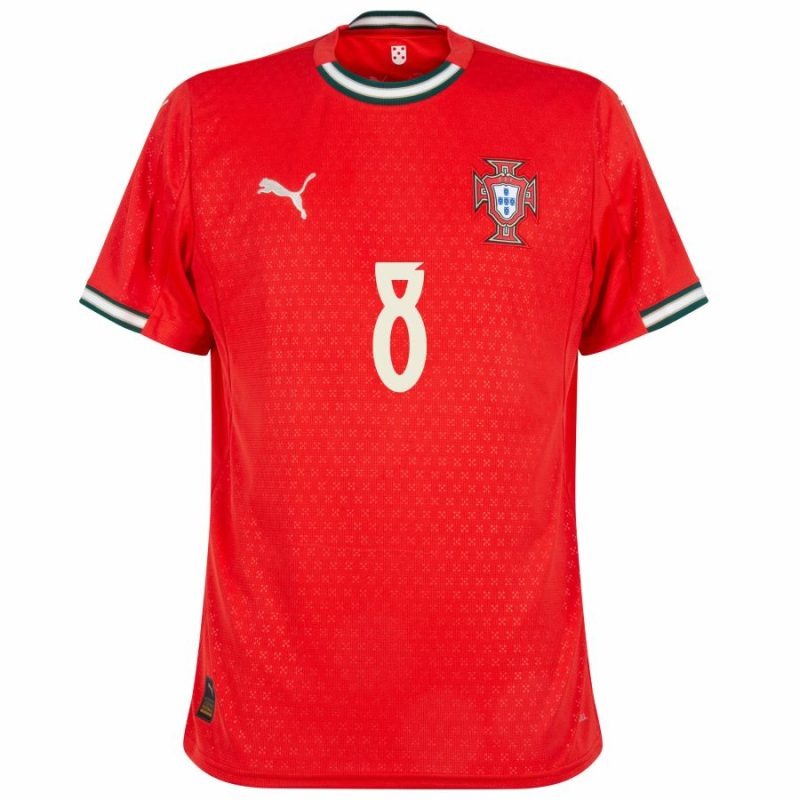 Portugal B. FERNANDES 2025/26 Home Kit - Red