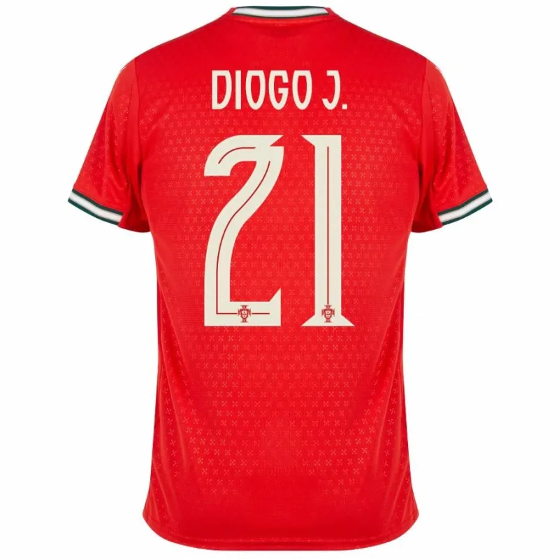 Portugal DIOGO J 2025/26 Camiseta Local - Roja