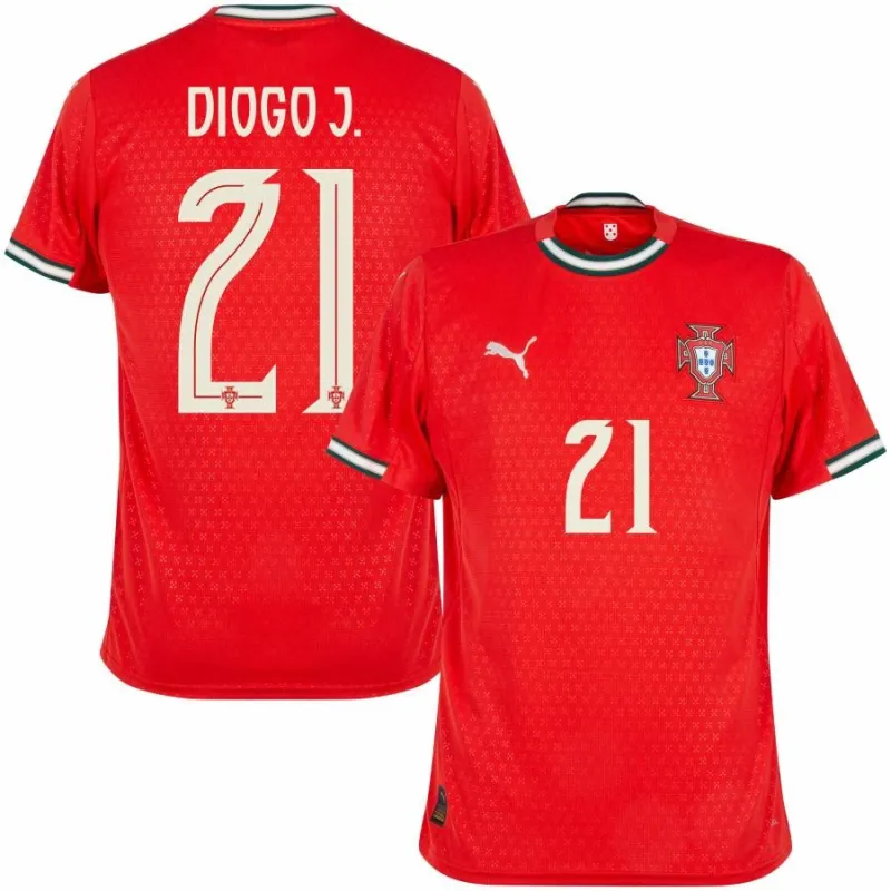 Portugal DIOGO J 2025/26 Camiseta Local - Roja
