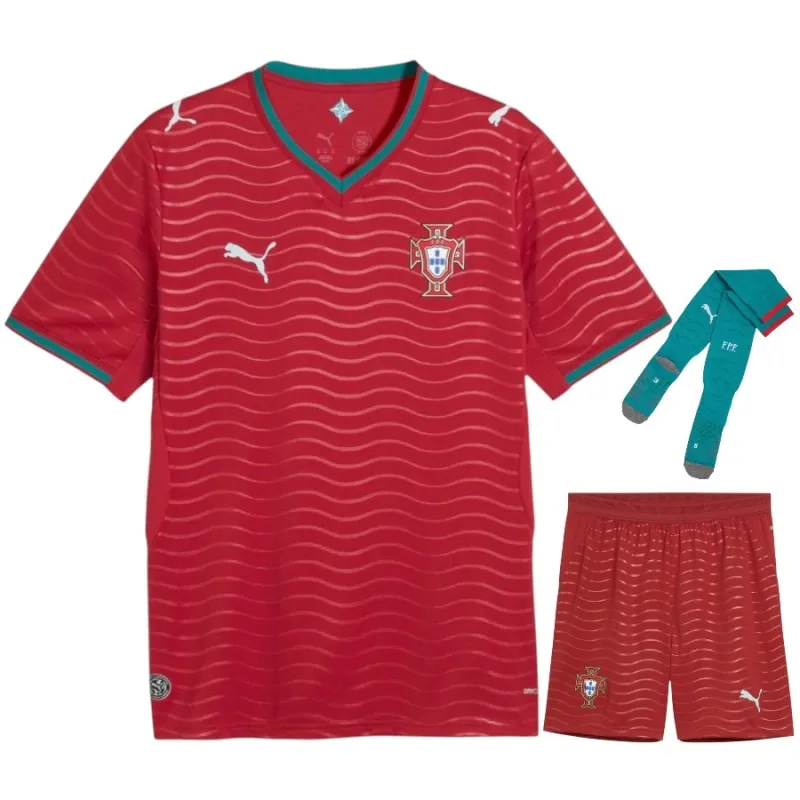 Kit di casa per bambini della Portogallo 2026/27 - Rosso