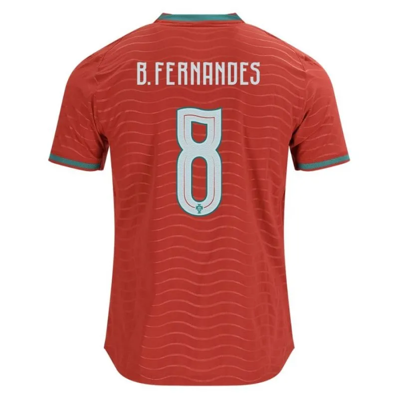 Portugal B.FERNANDES 2026/27 Maillot Domicile - Rouge