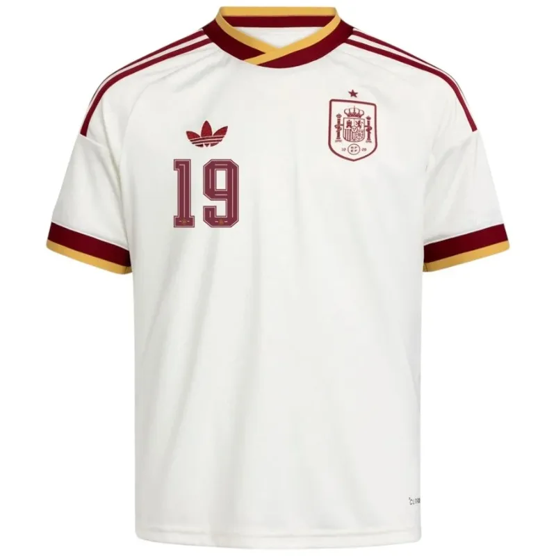 Spain LAMINE YAMAL 2026/27 kids away jersey white