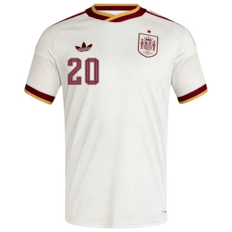 Espagne PEDRI 2026/27 maillot extérieur blanc