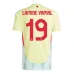 Ensemble de maillot d'extérieur pour enfants de l'Espagne de Yamal 2024/25 - Jaune