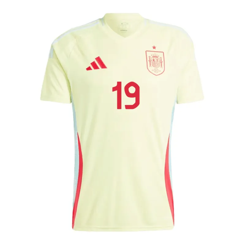 Ensemble de maillot d'extérieur pour enfants de l'Espagne de Yamal 2024/25 - Jaune