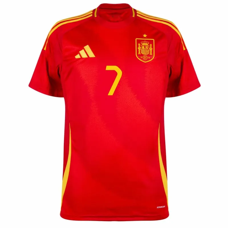 Morata's Spain 2024/25 Home Jersey - Red