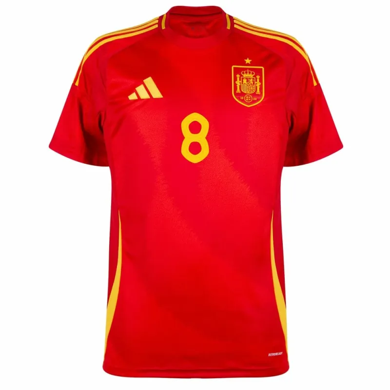 Pedri's Spain 2024/25 Home Jersey - Red