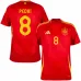 Pedri's Spain 2024/25 Home Jersey - Red