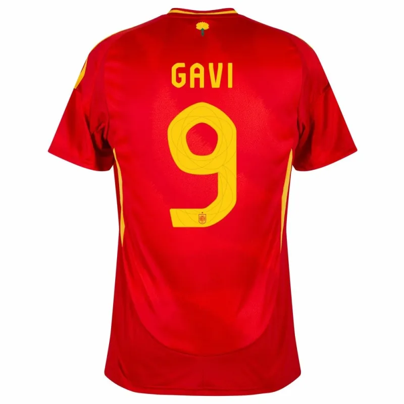 Gavi's Spain 2024/25 Home Jersey - Red
