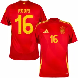 La camisa principal de España de RODRI en 2024/25 - Roja