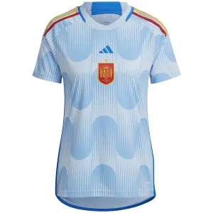 Spanisches Frauen-Auswärtstri-kot für die FIFA Weltmeisterschaft 2022 - Blau