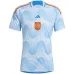 Ensemble de maillots pour enfants d'extérieur de l'Espagne pour la Coupe du monde 2022 - Bleu