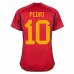Maglia per bambini della Spagna 2023/24 di Pedri - Rosso