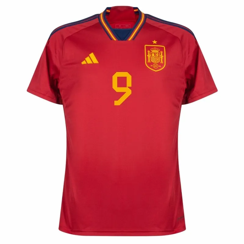 Gavi's Spain 2022 FIFA World Cup Home Jersey - Red