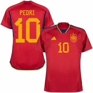 La camisa principal de España para la Copa del Mundo FIFA 2022 de Pedri - Roja