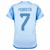 Morata. Spain's 2022 FIFA World Cup Away Jersey - Blue