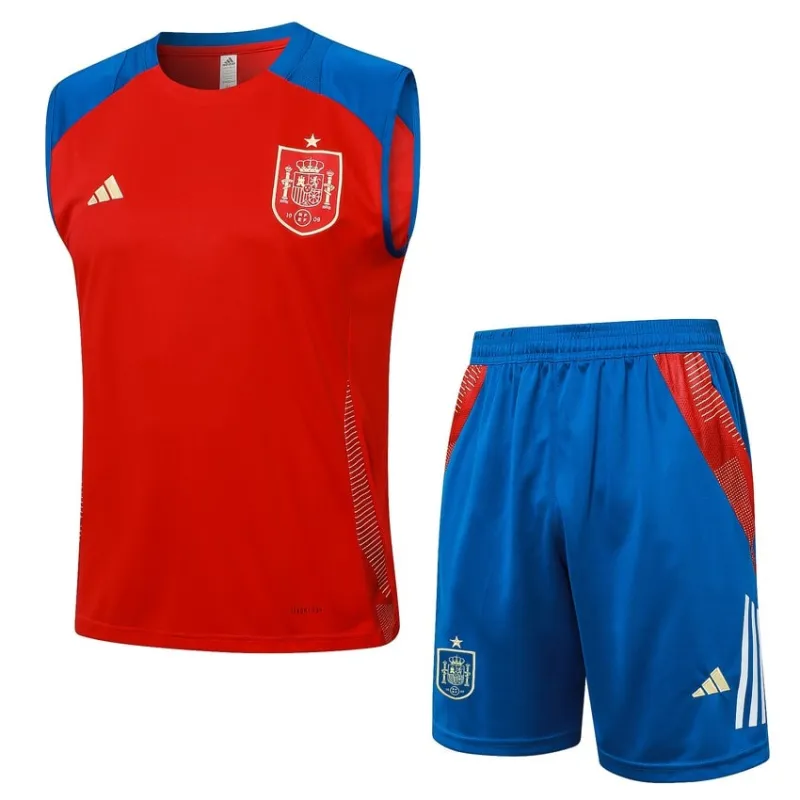 Spain's 2024/25 vest + shorts - red