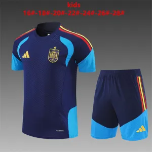 Spanien 2026/27 Kinder Trainingsanzug blau