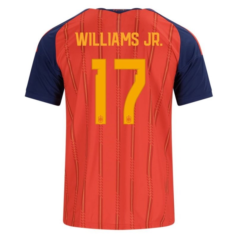 Spain WILLIAMS JR 2026/27 Home Jersey - Red