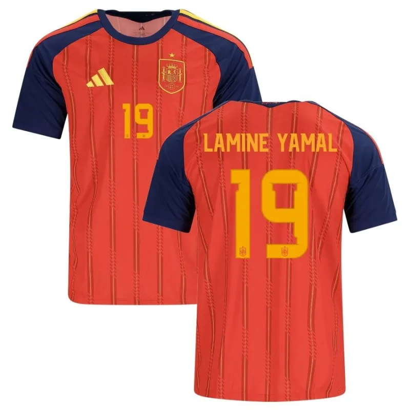 Maglia casalinga Spagna LAMINE YAMAL 2026/27 - Rossa