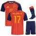 Completo Casa Bambino Spagna WILLIAMS JR 2026/27 - Rosso