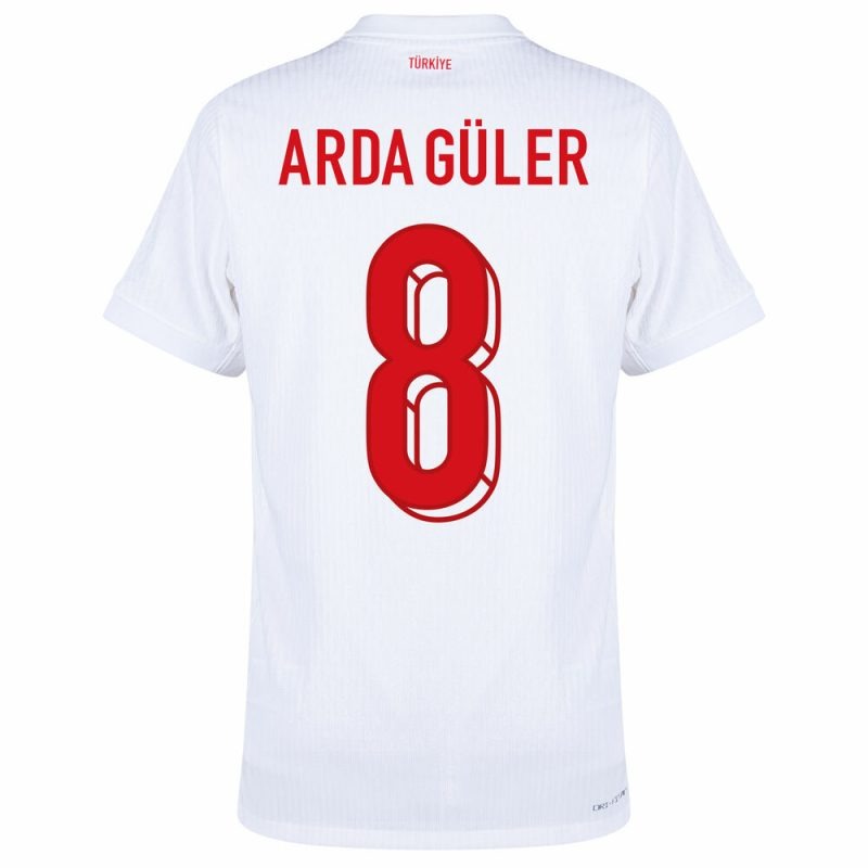 Turkey ARDA GÜLER 2024/25 Home Jersey - White