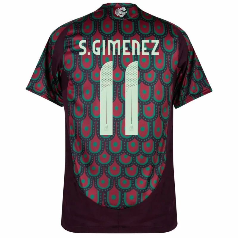 Jiménez Mexico 2024/25 Home Fan Jersey - Red