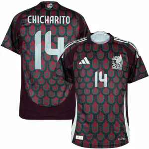Chicharito Messico 2024/25 Casa Maglia Tifoso - Rossa