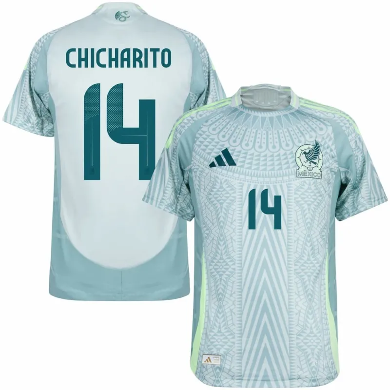 Chicharito Mexique 2024-25 Extérieur Maillot Supporter - Vert