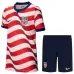USA 2026/27 Kit Enfant Domicile Rouge Blanc