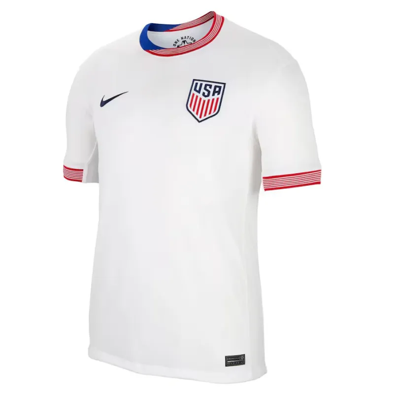 The US team's 2024/25 home jersey, player version, white