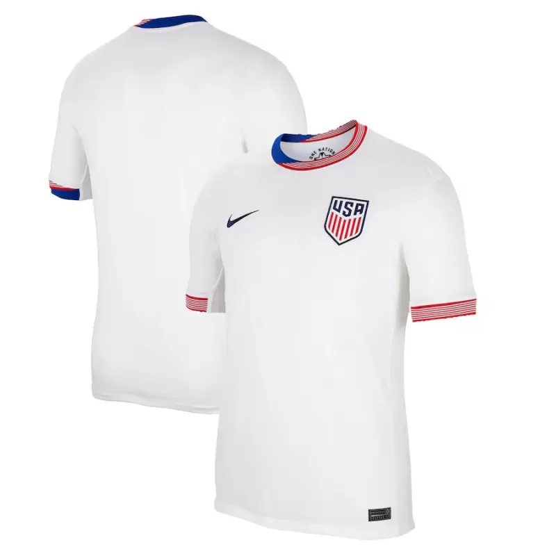 The US team's 2024/25 home jersey, player version, white