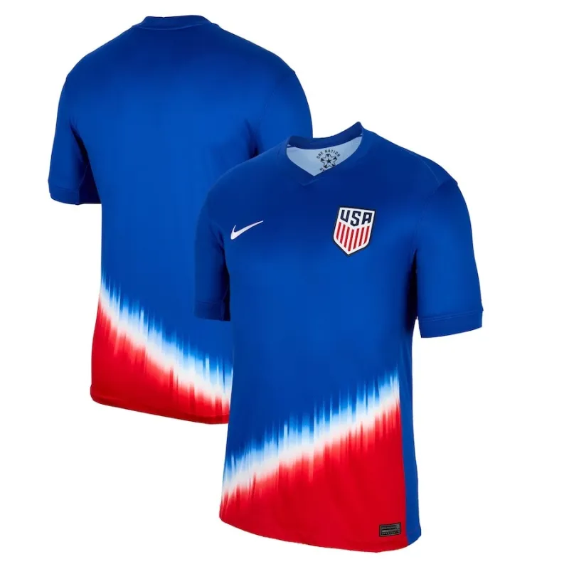 The US team's 2024/25 away jersey, player version, blue