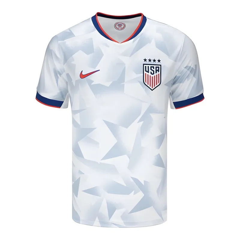Maillot domicile des joueurs de l'équipe nationale des États-Unis 2025/26 - Blanc