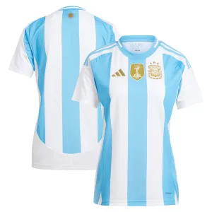 Argentine 2024/25 Maillot Domicile Réplique Femme - Bleu Clair