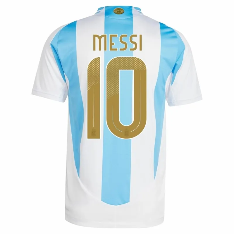 Messi, Argentina 2024/25 Home Jersey (Sky Blue)