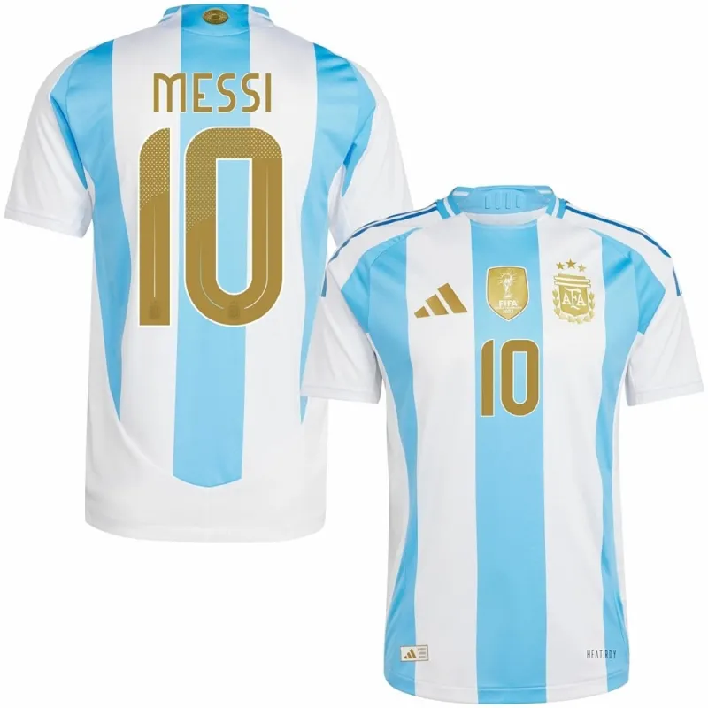 Messi, Argentina 2024/25 Home Jersey (Sky Blue)