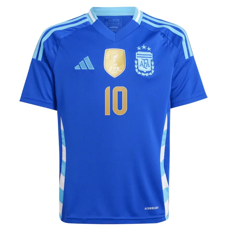 Maillot de l'équipe d'Argentine en déplacement 2024/25 pour enfants (Bleu ciel)