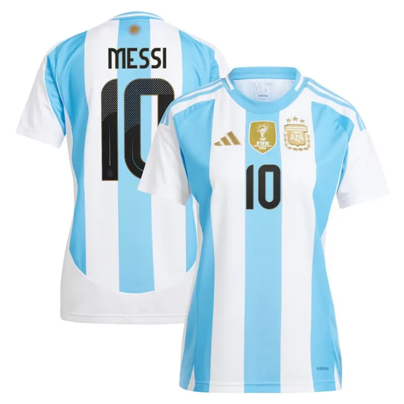 Messi, Maillot domicile féminin de l'Argentine 2024/25 (Bleu ciel)