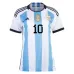 Messi, Camiseta femenina de Argentina 2022/23 con 3 estrellas (Azul celeste)