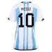 Messi, Camiseta femenina de Argentina 2022/23 con 3 estrellas (Azul celeste)