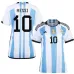 Messi, Camiseta femenina de Argentina 2022/23 con 3 estrellas (Azul celeste)