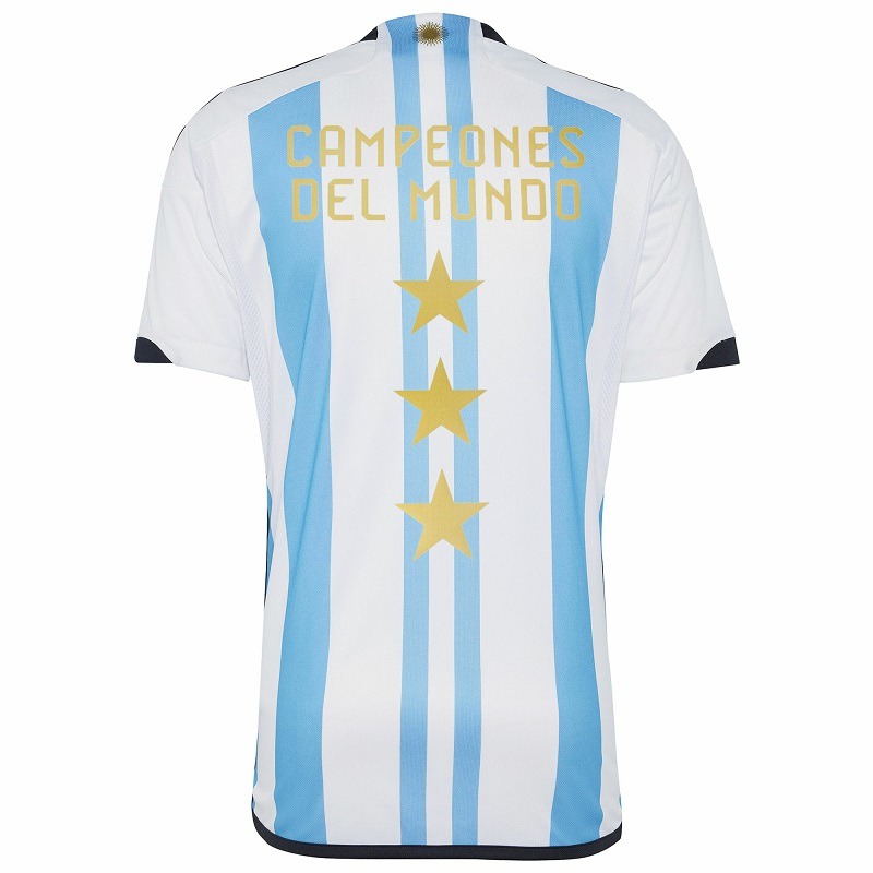 Maglia dell'Argentina campione del mondo a 3 stelle (Blu celeste)