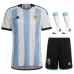 Argentina 2022 World Cup Home Kids Kit - Sky Blue